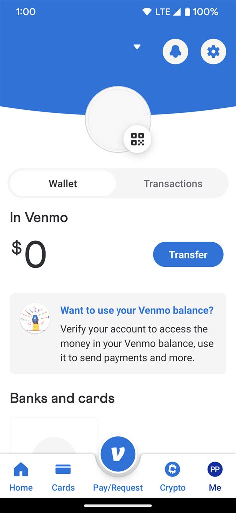 venmo account.